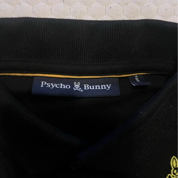 Psycho Bunny Black Polo with Multicolor Embroidery - Picture 3 of 3